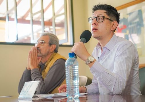 Minitro Daniel Rojas y el rector de la Universidad de Antioquia en Rueda de prensa - Rescate financiero gobierno nacional a la Universidad de Antioquia