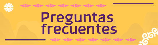 Botón que enlaza a la información sobre Preguntas frecuentes