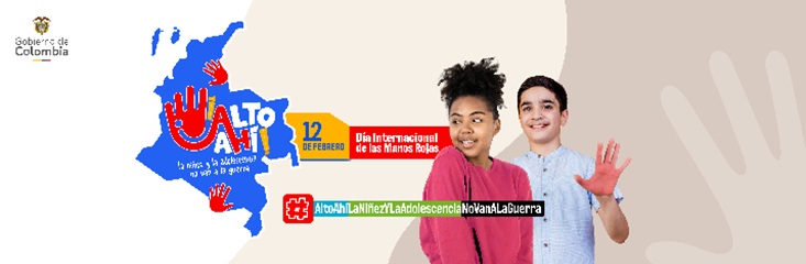 Las manos de los niños y niñas están hechas para cargar libros y cuadernos, no balas ni fusiles