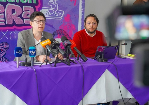 Ministro Daniel Rojas y viceministro de Educación Superior, Ricardo Moreno