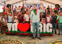 Ministro Daniel Rojas con docentes del CRIC