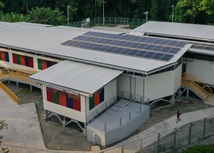 San Luis Gonzaga de la institución educativa José Acevedo y Gómez, ubicada en la vereda El Pital, zona rural de Buenaventura