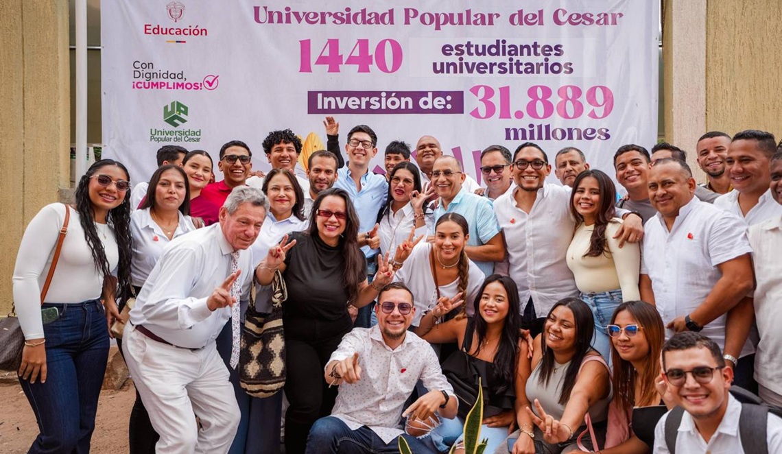 Inicio de obra Universidad Popular Cesar