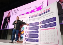 Director de la UApA, Sebastián Rivera Ariza en el encuentro nacional de secretarios y secretarias de Educación