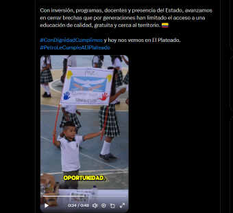 Nuestra misión humanitaria reivindica que la educación es un derecho y estamos aquí para garantizarlo en el Cauca.