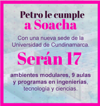 Con una nueva sede de la Universidad de Cundinamarca serán 17 ambientes modulares, 9 aulas y programas en ingenierías, tecnología y ciencias.
