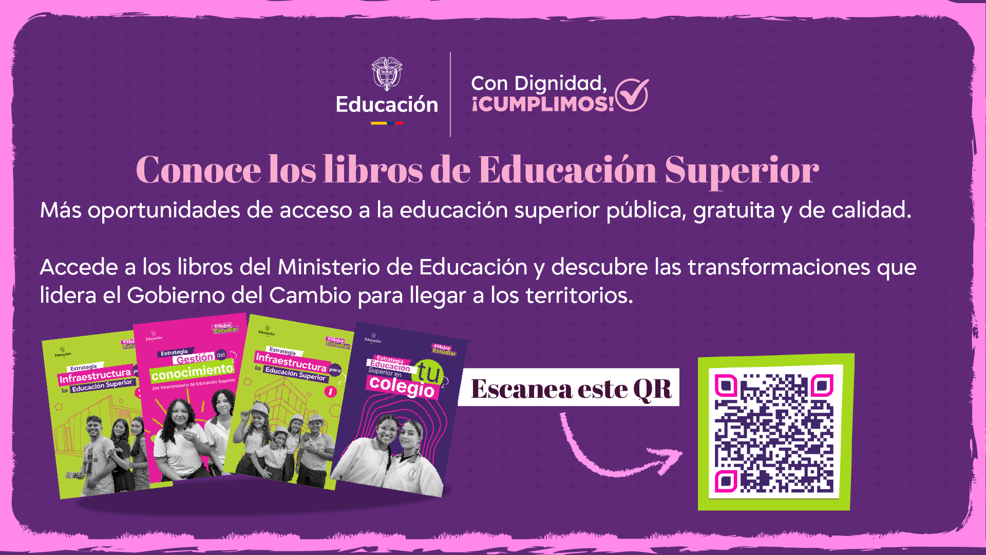 Conoce los libros de Educación Superior