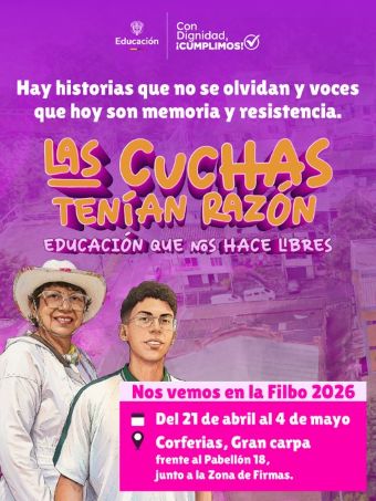 "LasCuchasTeníanRazón", la educación repara y nos libera