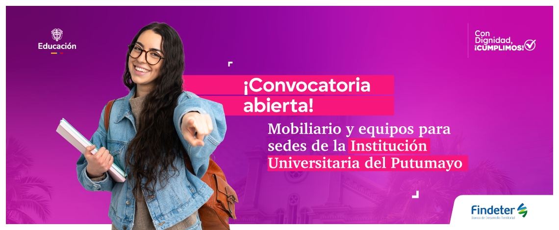 Convocatoria dotación universitaria Putumayo