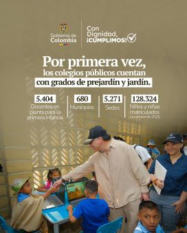 La educación empieza más temprano: la primera infancia gana espacio en colegios públicos
