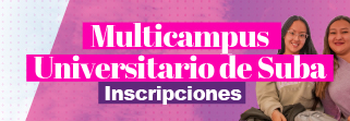 Botón  de acceso a información micrositio Multicampus Universitario Suba