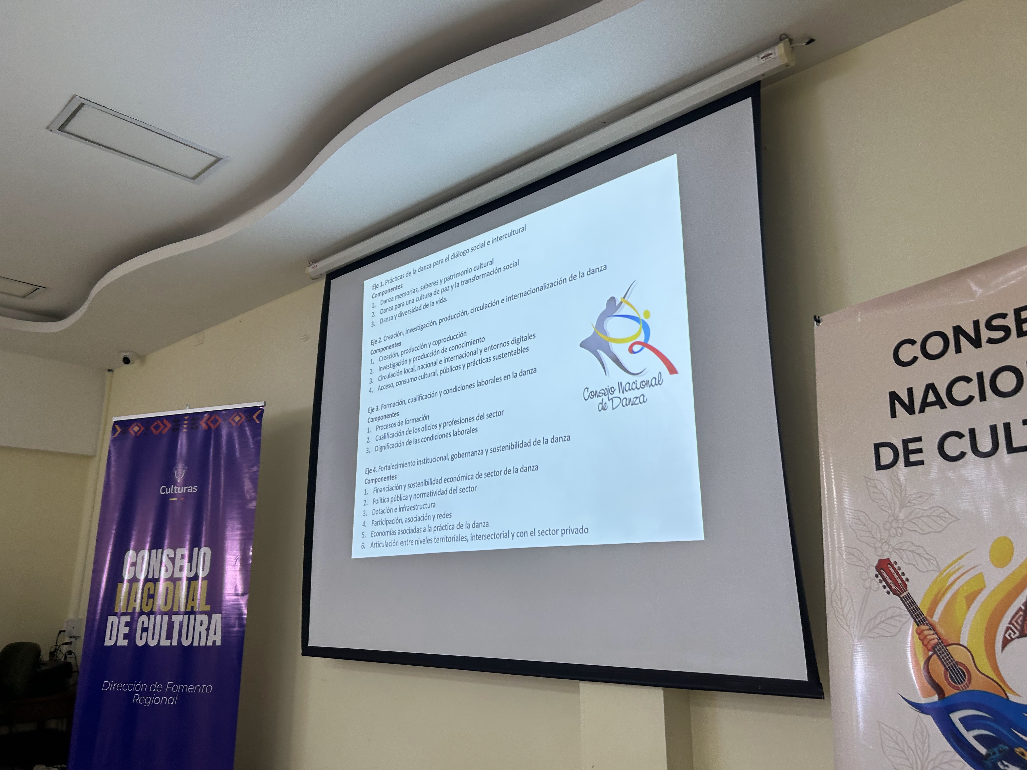 Socializaciones en el Consejo Nacional de Cultura