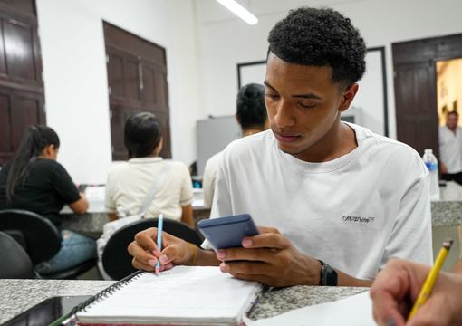 Foto de estudiante de educación superior