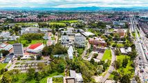 Foto desde el aire de la UNAL