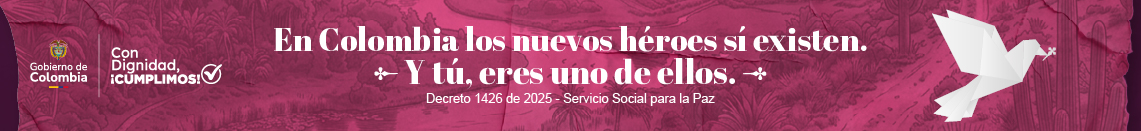 Banner que enlaza al micrositio Servicio Social para la Paz