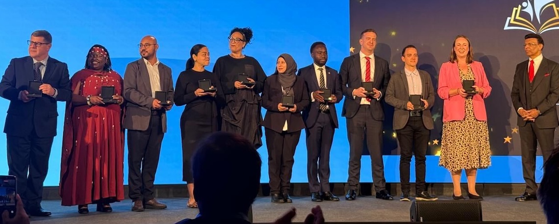 premiacion londres global teacher prize