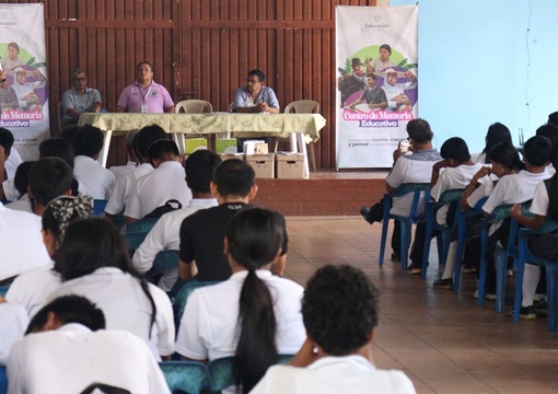 Lanzamiento del centro de memoria educativa del Ministerio de Educación Nacional en Mitú