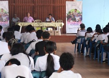 Lanzamiento del centro de memoria educativa del Ministerio de Educación Nacional en Mitú