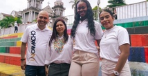 representantes de la unicamacho y la viceministra maritza molina