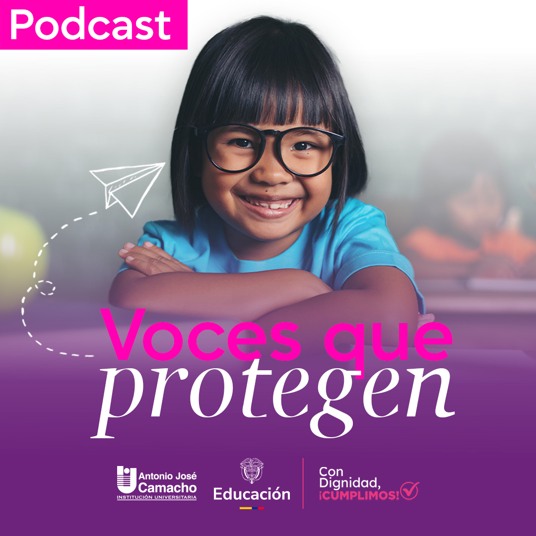 banner que dice podcast voces que protegen