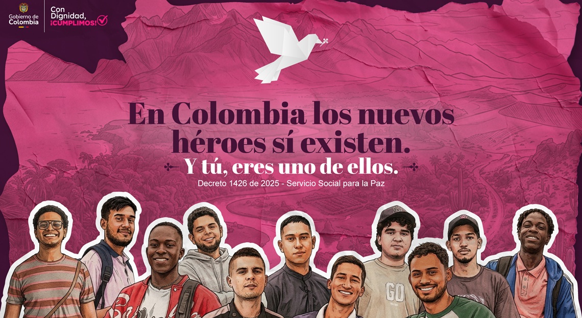 Imagen de la campaña En Colombia los nuevos héroes sí existen, y tú, puedes ser uno de ellos, del Ministerio de Educación Nacional