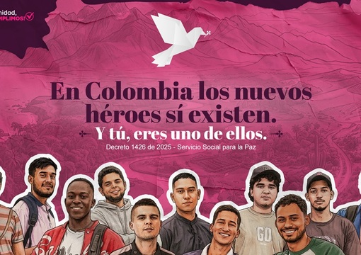 Imagen de la campaña En Colombia los nuevos héroes sí existen, y tú, puedes ser uno de ellos, del Ministerio de Educación Nacional