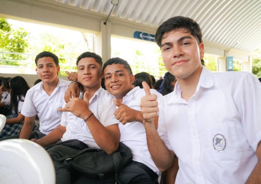 Jóvenes estudiantes de Colombia