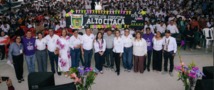 Foto - Viceministra de educación en la institución educativa ALTO CITACA
