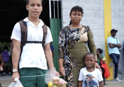 Canastas alimentarias, niños Vichada