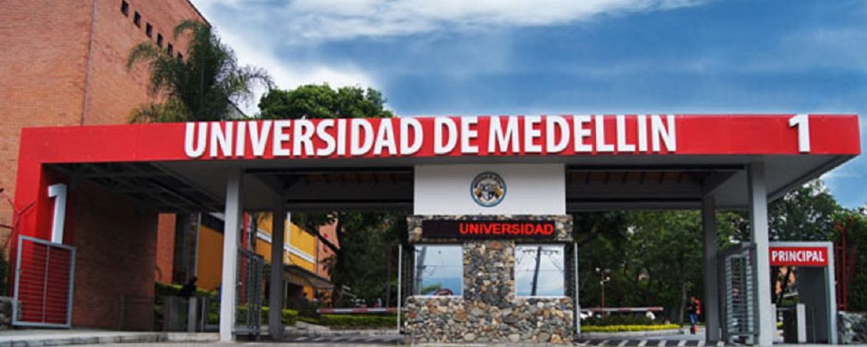 Fachada de la Universidad de Medellín