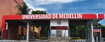 Fachada de la Universidad de Medellín