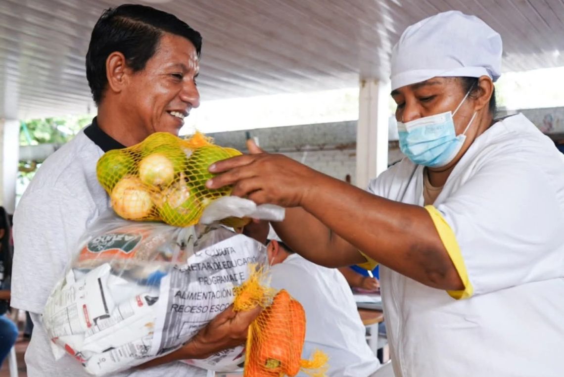 Entrega de alimentos