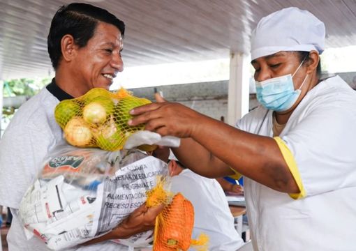 Entrega de alimentos