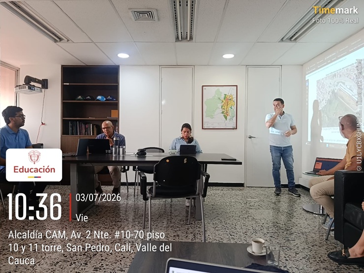 Mesa técnica Ministerio de Educación Nacional, Alcaldía de Santiago de Cali, de avances para la viabilización del predio del proyecto de la Universidad de Oriente