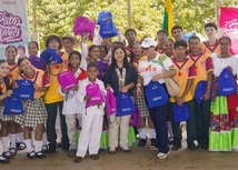 Viceministra Maritza Molina Acosta en la Ruta del Amor por Bolívar