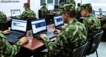 Foto de ejército en capacitación generada por Gemini IA