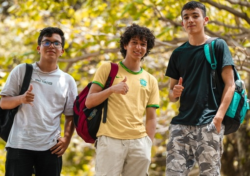 jóvenes estudiantes de la universidad en Casanare