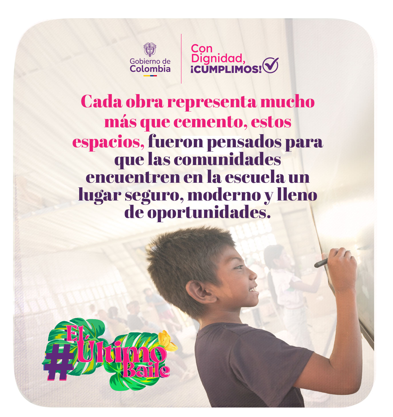 Cada obra representa mucho más que cemento
