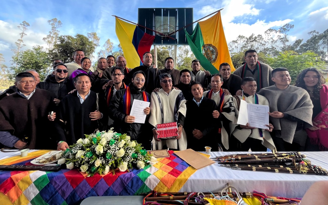 Evento del Ministerio de Educación para oficializar la creación de la Universidad de los Pueblos Pastos y Quillasingas (UNIPUEBLOS),