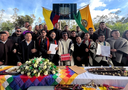 Evento del Ministerio de Educación para oficializar la creación de la Universidad de los Pueblos Pastos y Quillasingas (UNIPUEBLOS),