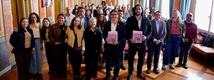 foto en la presentacion de documento politica publica ley artes al aula