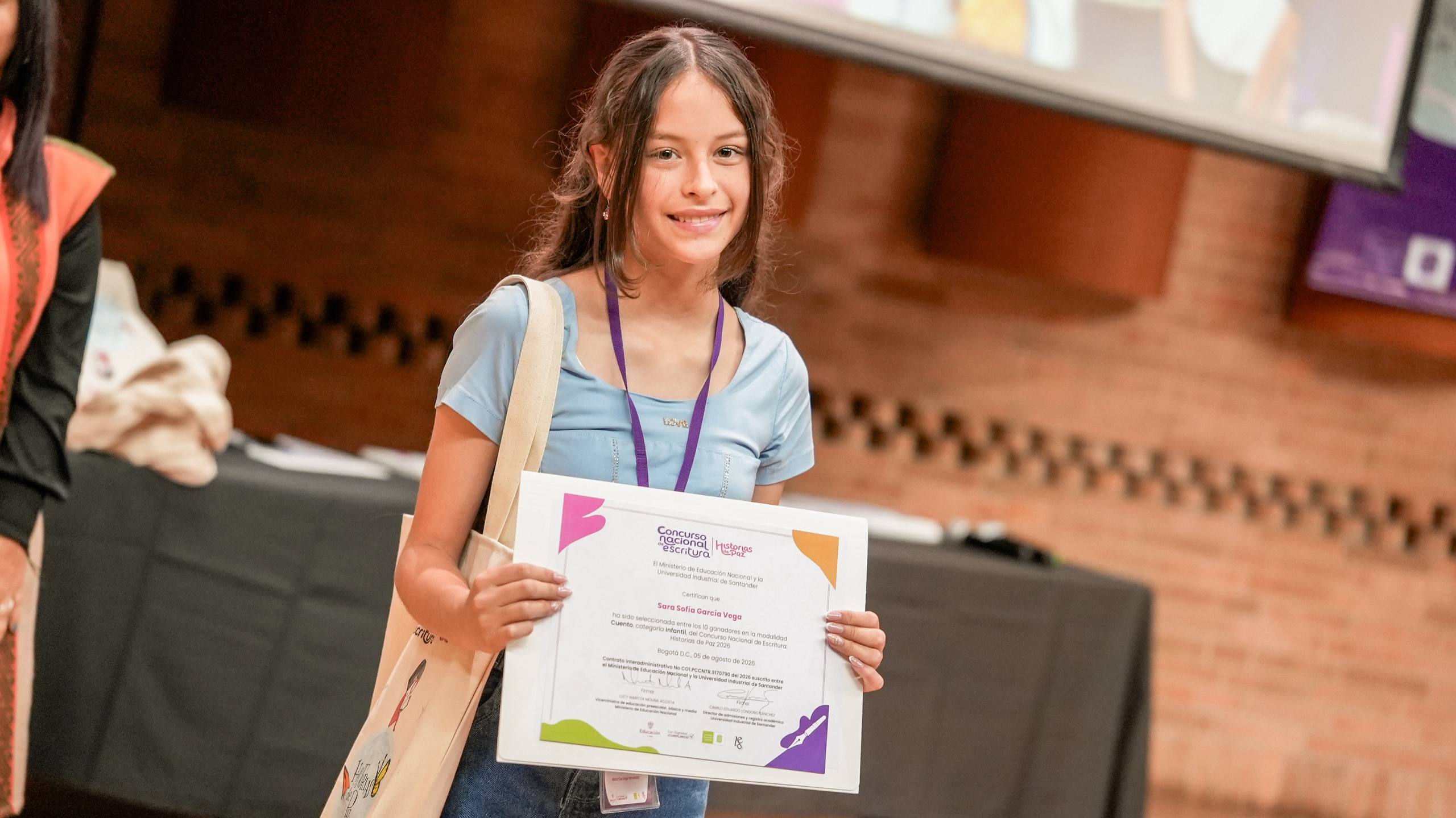 foto evento de premiacion concurso nacional de escritura 2026