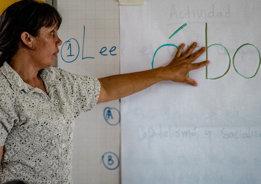 persona beneficiada de estrategia de alfabetizacion del ministerio de educacion