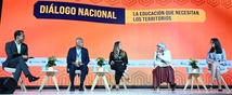 foto de panel de participacion ministerio de educacion en la cumbre de lideres por la educacion de revista semana