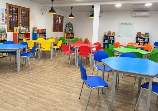 Aula interactiva Institución Educativa Comunal San Jorge en Turbo, Antioquia.