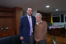 Ministra Ilva Myriam Hoyos y viceministro Camilo Noguera