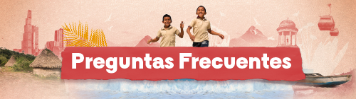 Botón que enlaza a la información de Preguntas Frecuentes