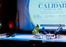 ministra de educacion en el congreso del CNA