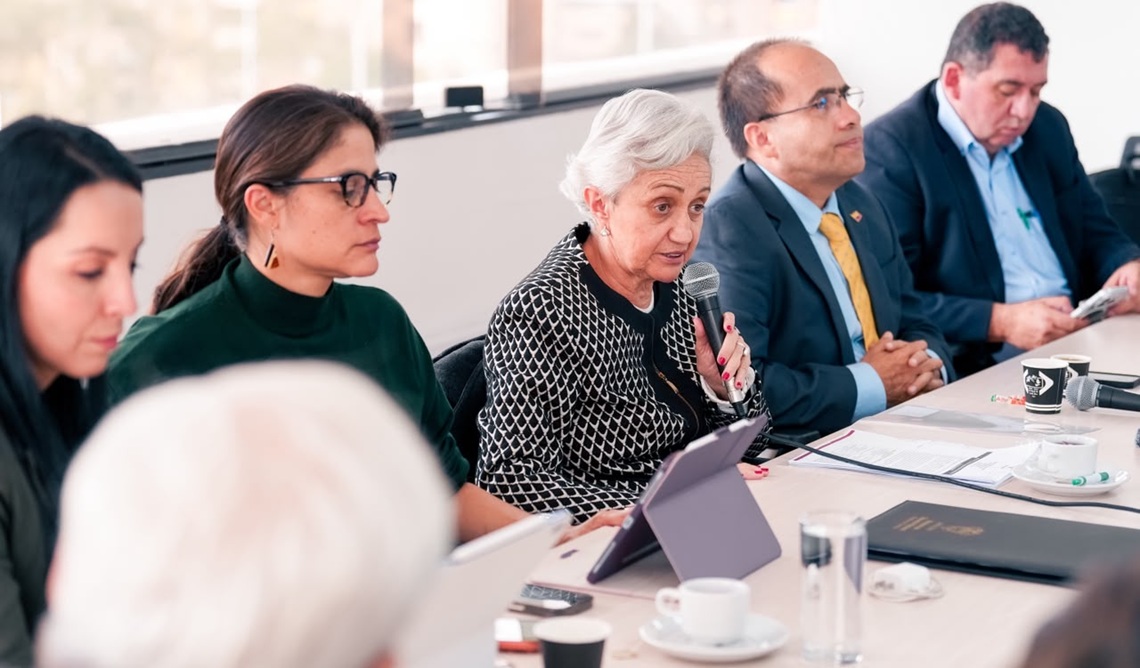 Ministra de Educación Nacional Ilva Myriam Hoyos Castañeda en el Consejo Superior de la Universidad Distrital