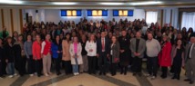 Viceministro de Educación Preescolar, Básica y Media junto a los asistentes al evento